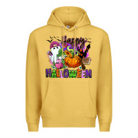Antique Gold Happy Halloween Premium Hoodie - RanaPortraitStore