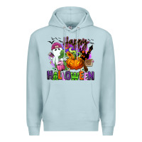 Blue Mist Happy Halloween Premium Hoodie - RanaPortraitStore
