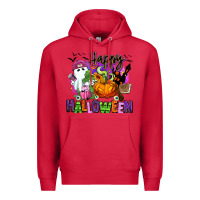 Cardinal Happy Halloween Premium Hoodie - RanaPortraitStore