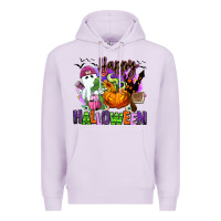Lilac Happy Halloween Premium Hoodie - RanaPortraitStore