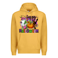 Mustard Happy Halloween Premium Hoodie - RanaPortraitStore