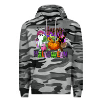 Slate Camo Happy Halloween Premium Hoodie - RanaPortraitStore