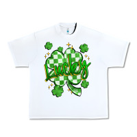 White lucky Urban Heavy Tee - Artiststas