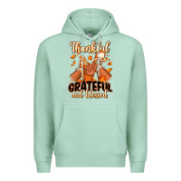 Seafoam Thankful grateful and Blessed black boy sneakers Premium Hoodie - RanaPortraitStore