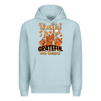 Blue Mist Thankful grateful and Blessed black baby girl Premium Hoodie - RanaPortraitStore