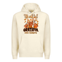 Sandshell Thankful grateful and Blessed black baby girl Premium Hoodie - RanaPortraitStore