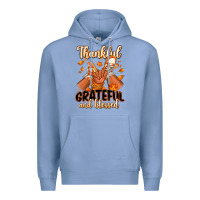 Colony Blue Thankful grateful and Blessed black baby girl Premium Hoodie - RanaPortraitStore