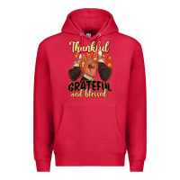 Cardinal Thankful grateful and Blessed black man sneakers Premium Hoodie - RanaPortraitStore