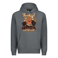 Rock Thankful grateful and Blessed black man sneakers Premium Hoodie - RanaPortraitStore