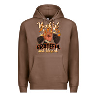 Chestnut Thankful grateful and Blessed black man sneakers Premium Hoodie - RanaPortraitStore