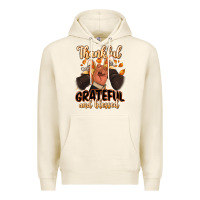 Tofu Thankful grateful and Blessed black man sneakers Premium Hoodie - RanaPortraitStore