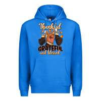 True Royal Thankful grateful and Blessed black man sneakers Premium Hoodie - RanaPortraitStore