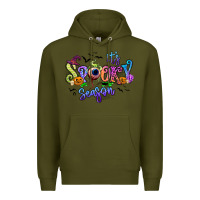 Army Green It's spooky season Premium Hoodie - RanaPortraitStore