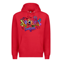 Red It's spooky season Premium Hoodie - RanaPortraitStore