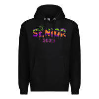 Black Senior 2023 Halloween Premium Hoodie - RanaPortraitStore