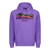 Purple Senior 2023 Halloween Premium Hoodie - RanaPortraitStore