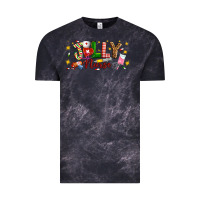 Cloud Black Christmas jolly nurse Vintage Tee - Artiststas