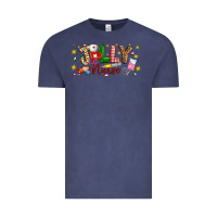 Christmas Jolly Nurse Vintage Tee | Teevron