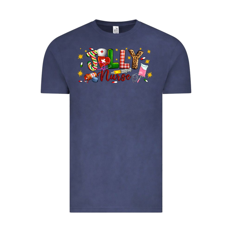 Christmas Jolly Nurse Vintage Tee by Artiststas | Teevron