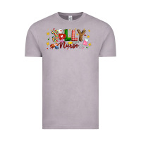 Vintage Zinc Christmas jolly nurse Vintage Tee - Artiststas