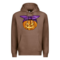 Chestnut Jack O' Lantern Halloween Pumpkin Premium Hoodie - RanaPortraitStore