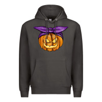 Smoke Jack O' Lantern Halloween Pumpkin Premium Hoodie - RanaPortraitStore