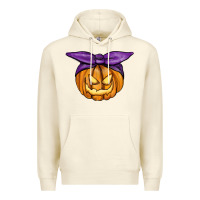Sandshell Jack O' Lantern Halloween Pumpkin Premium Hoodie - RanaPortraitStore