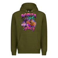 Army Green Sorta sweet sorta spooky sneaker and heel afro wom Premium Hoodie - RanaPortraitStore