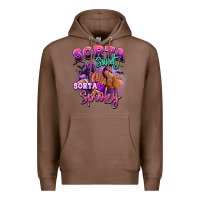 Chestnut Sorta sweet sorta spooky sneaker and heel afro wom Premium Hoodie - RanaPortraitStore