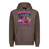 Coffee Sorta sweet sorta spooky sneaker and heel afro wom Premium Hoodie - RanaPortraitStore
