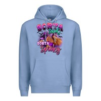 Colony Blue Sorta sweet sorta spooky sneaker and heel afro wom Premium Hoodie - RanaPortraitStore