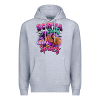 Heather Grey Sorta sweet sorta spooky sneaker and heel afro wom Premium Hoodie - RanaPortraitStore