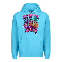 Ocean Blue Sorta sweet sorta spooky sneaker and heel afro wom Premium Hoodie - RanaPortraitStore