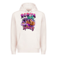 Pale Pink Sorta sweet sorta spooky sneaker and heel afro wom Premium Hoodie - RanaPortraitStore