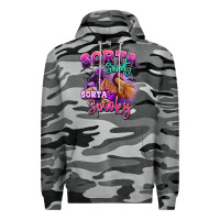 Slate Camo Sorta sweet sorta spooky sneaker and heel afro wom Premium Hoodie - RanaPortraitStore
