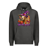 Charcoal Heather Spooky Goat Premium Hoodie - RanaPortraitStore