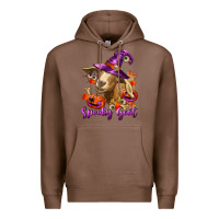 Chestnut Spooky Goat Premium Hoodie - RanaPortraitStore