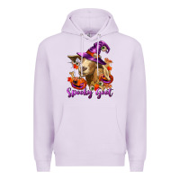 Lilac Spooky Goat Premium Hoodie - RanaPortraitStore