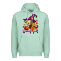 Seafoam Spooky Goat Premium Hoodie - RanaPortraitStore