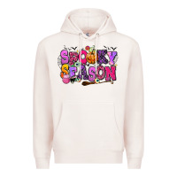 Pale Pink Spooky season Halloween Premium Hoodie - RanaPortraitStore