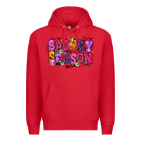 Red Spooky season Halloween Premium Hoodie - RanaPortraitStore