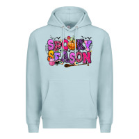 Blue Mist Spooky season Halloween Premium Hoodie - RanaPortraitStore