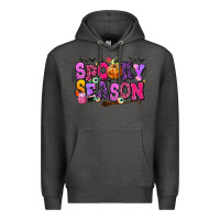 Charcoal Heather Spooky season Halloween Premium Hoodie - RanaPortraitStore