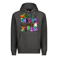 Charcoal Heather Thick thighs spooky vibes Premium Hoodie - RanaPortraitStore