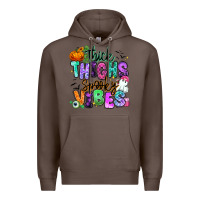 Coffee Thick thighs spooky vibes Premium Hoodie - RanaPortraitStore