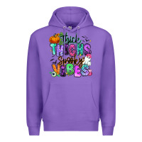 Purple Thick thighs spooky vibes Premium Hoodie - RanaPortraitStore