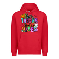 Red Thick thighs spooky vibes Premium Hoodie - RanaPortraitStore