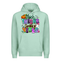 Seafoam Thick thighs spooky vibes Premium Hoodie - RanaPortraitStore