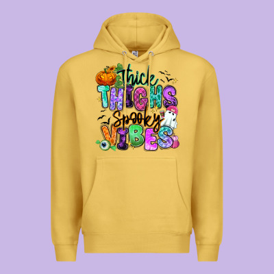 Premium Hoodie Thick thighs spooky vibes