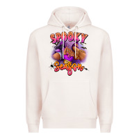 Pale Pink Spooky season sneaker and heel afro woman Premium Hoodie - RanaPortraitStore